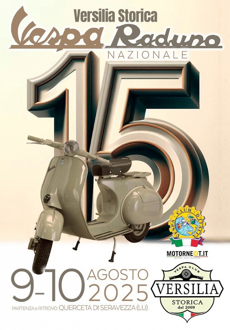 volantino raduno 2024 vespa club versilia storica